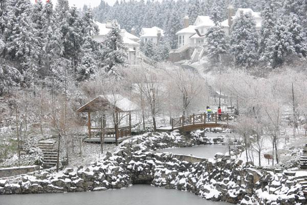 仙女山雪景